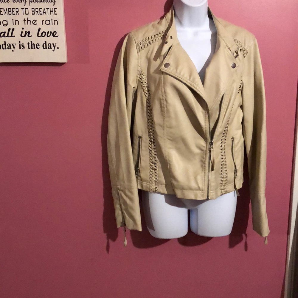 Baccini Faux leather jacket